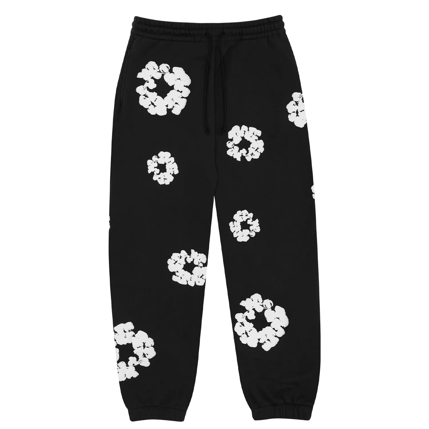 Denim Tears Cotton Wreath Sweatpants Black