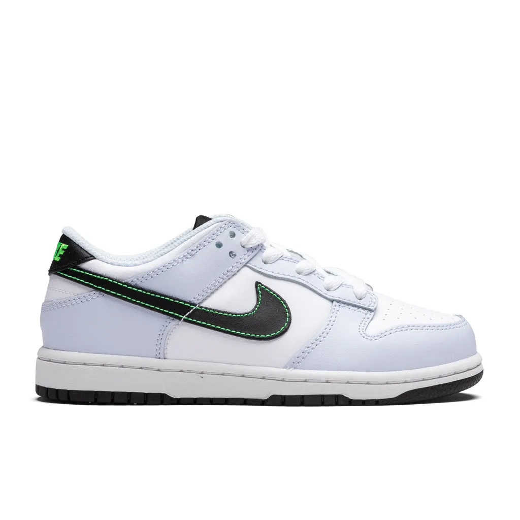 Dunk Low (PS) - White/Black/Football Grey