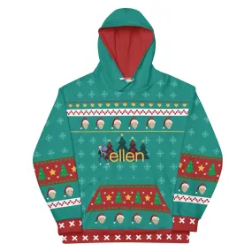 Ellen's Holiday Emoji All Over Hoodie