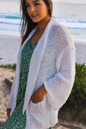 Emmeline Knit Cardigan - White