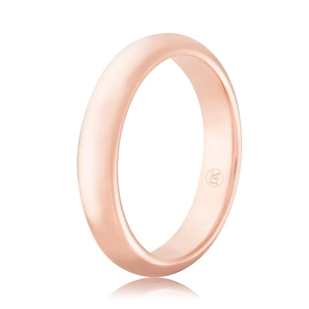 Full Dome 5mm - 9ct Rose Gold