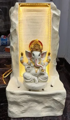 Ganesha Medium Size Wall Water Fountain -KAPI001WFG