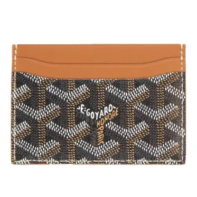 Goyard Sulpice Black/Tan Card Holder