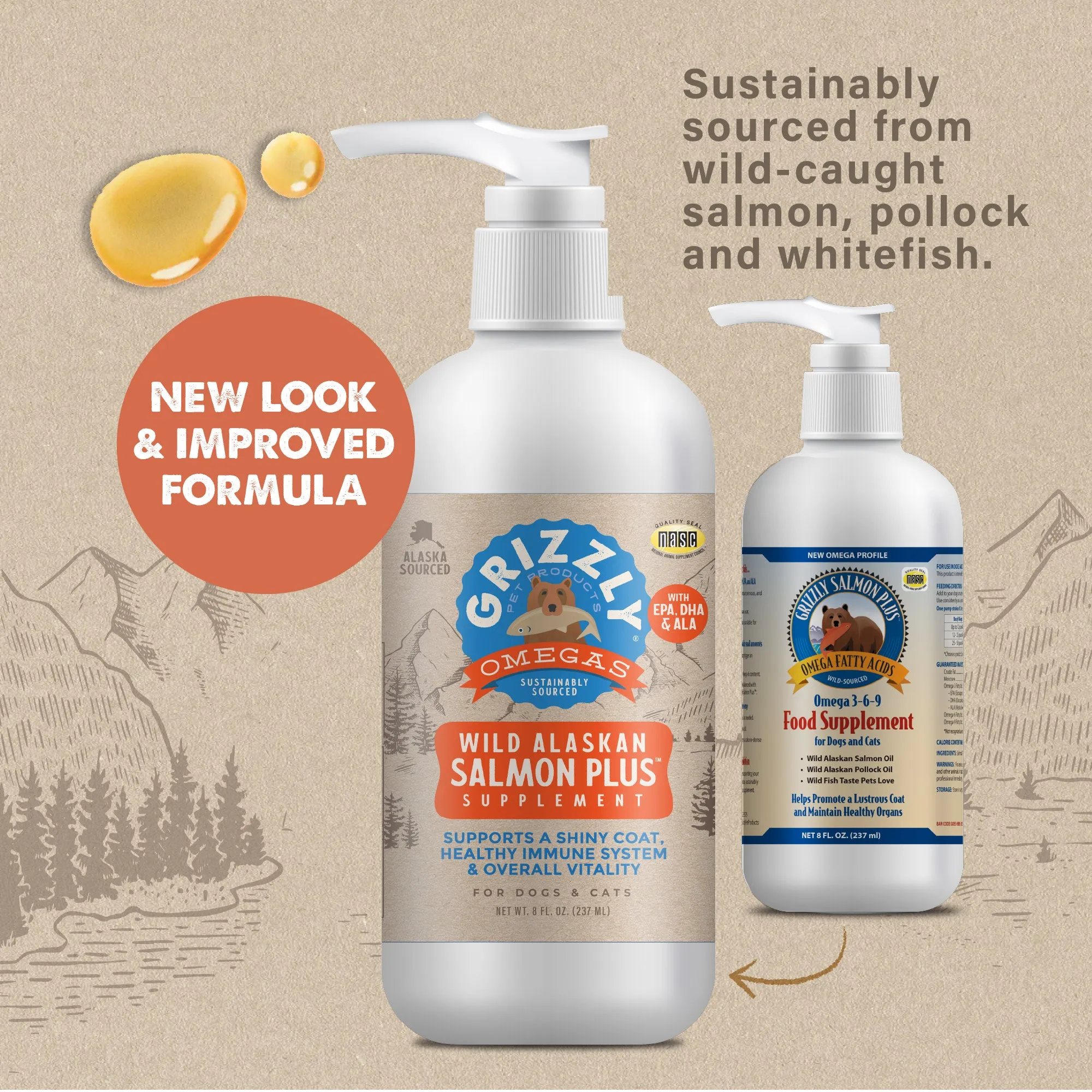 Grizzly Salmon Oil - Omega Plus