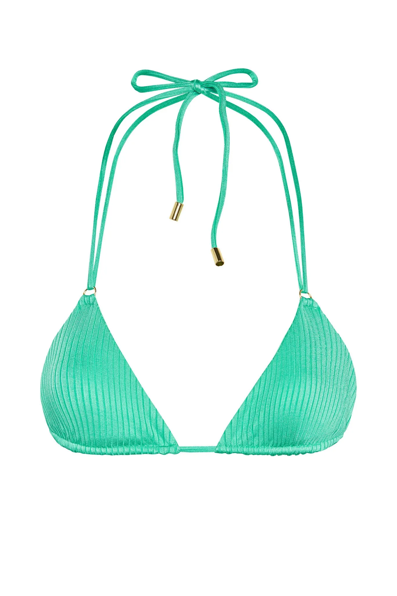 Hanalei Top - Turquoise Wide Rib