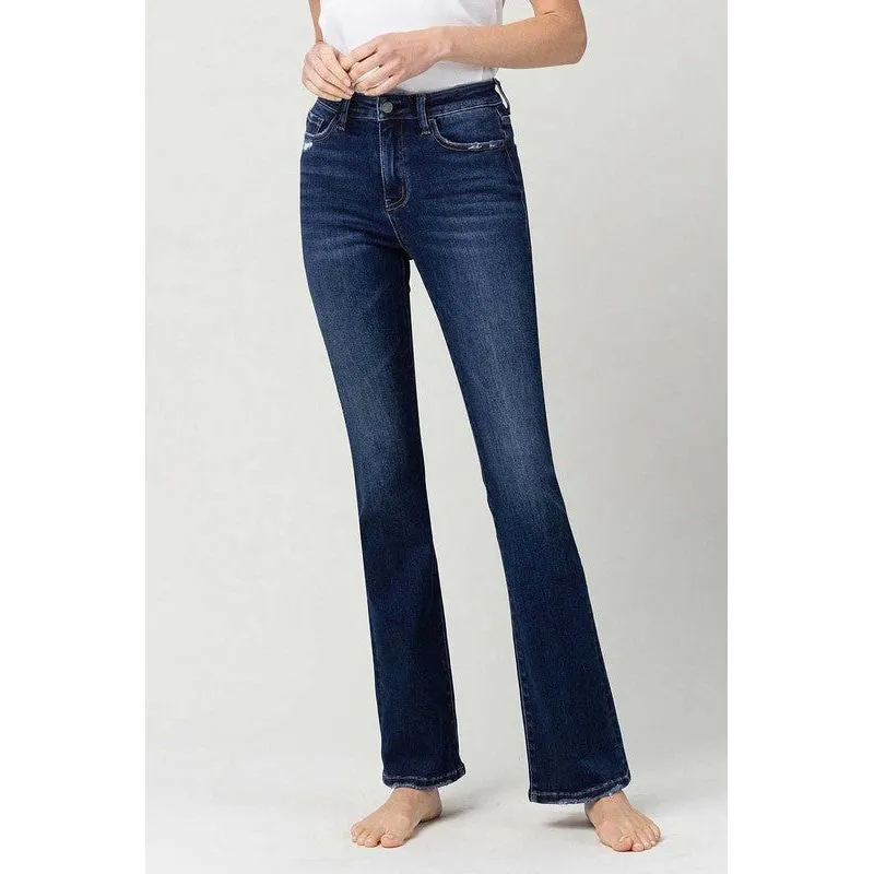 High Rise Slim Bootcut Jeans