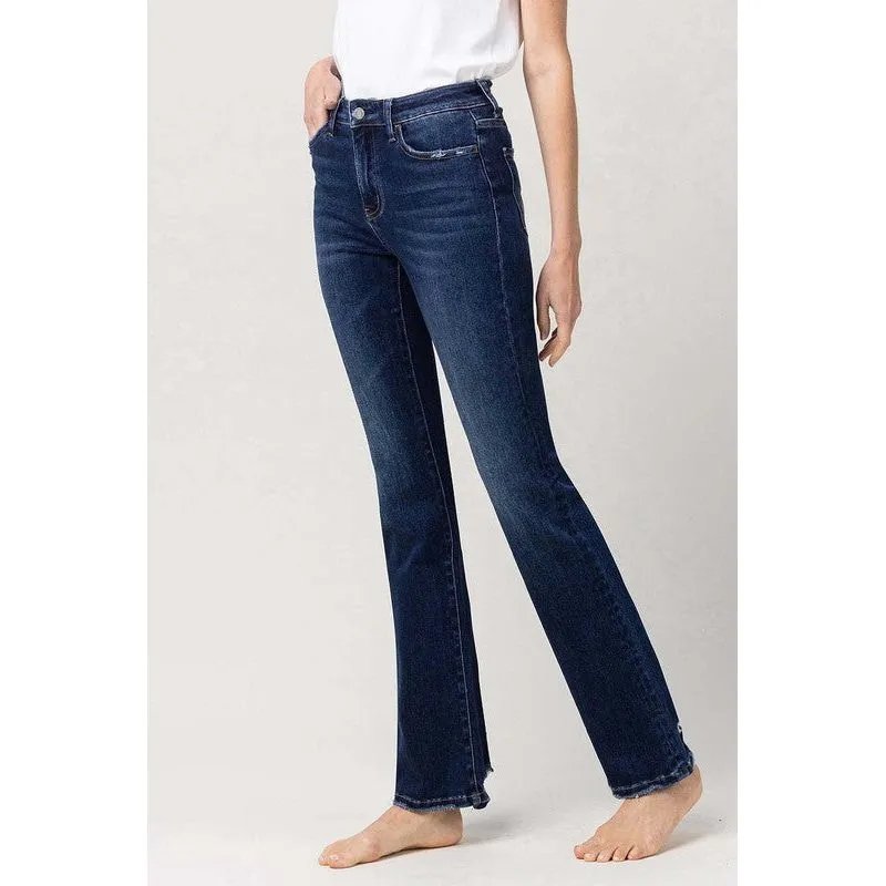 High Rise Slim Bootcut Jeans