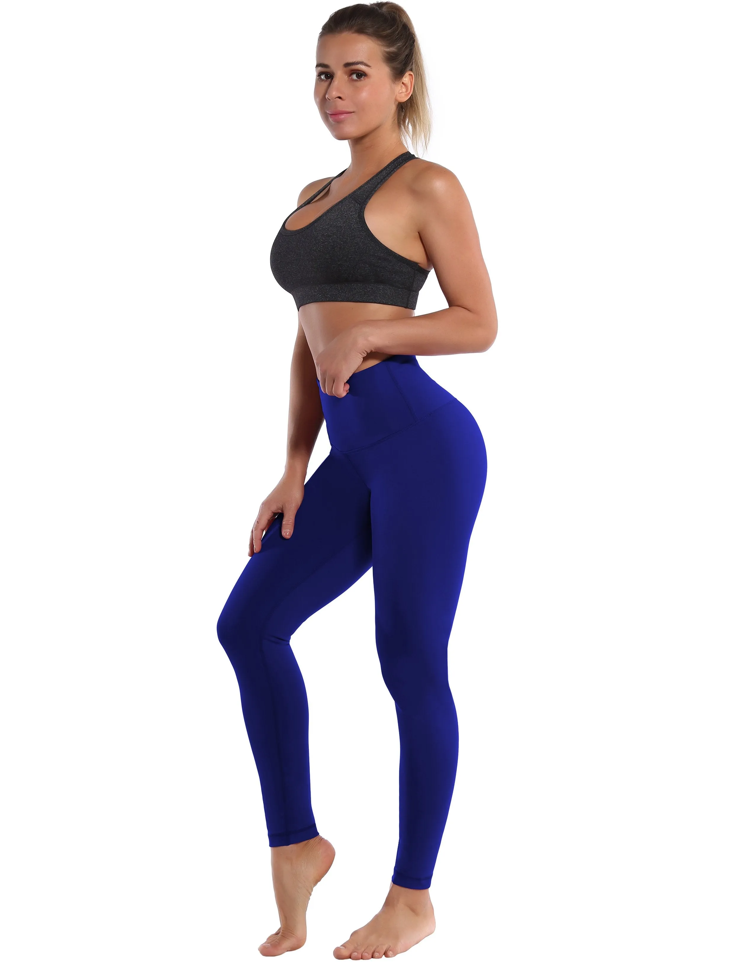 High Waist Yoga Pants navy ins