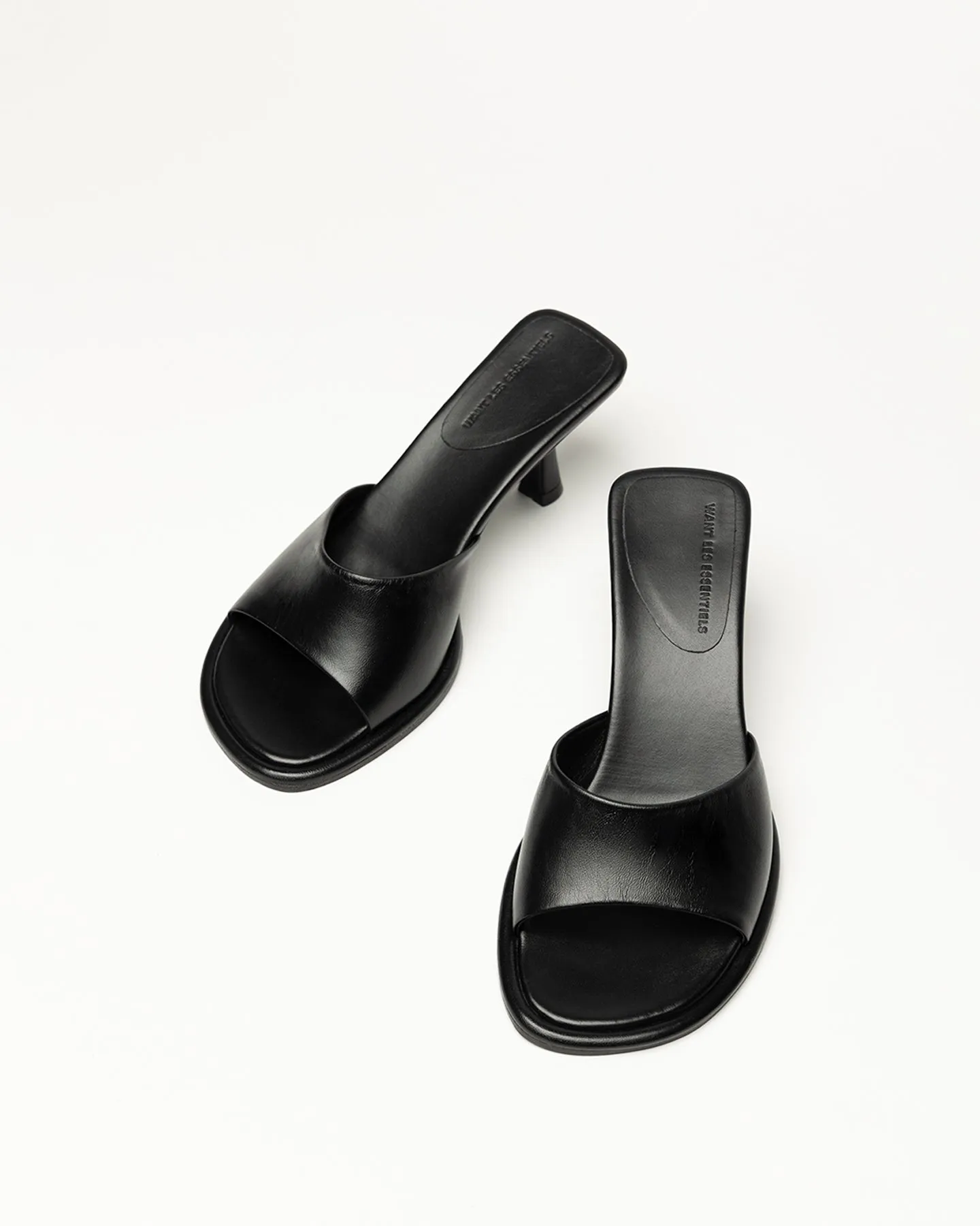 Holton Smooth Leather Heel Sandal