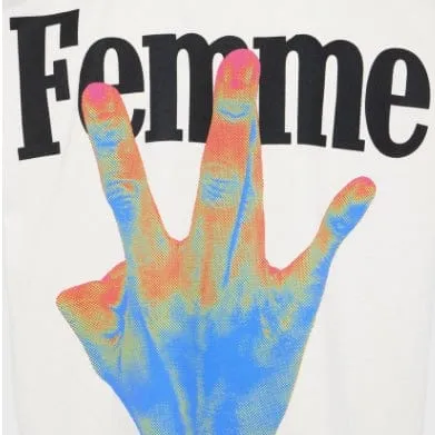 Homme & Femme Twisted Fingers Tee (Cream) ATONCE2317-2