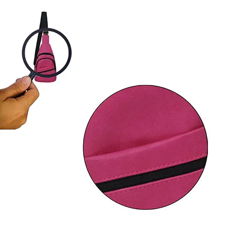 Hot Pink NGIL Faux Leather Sling Bag