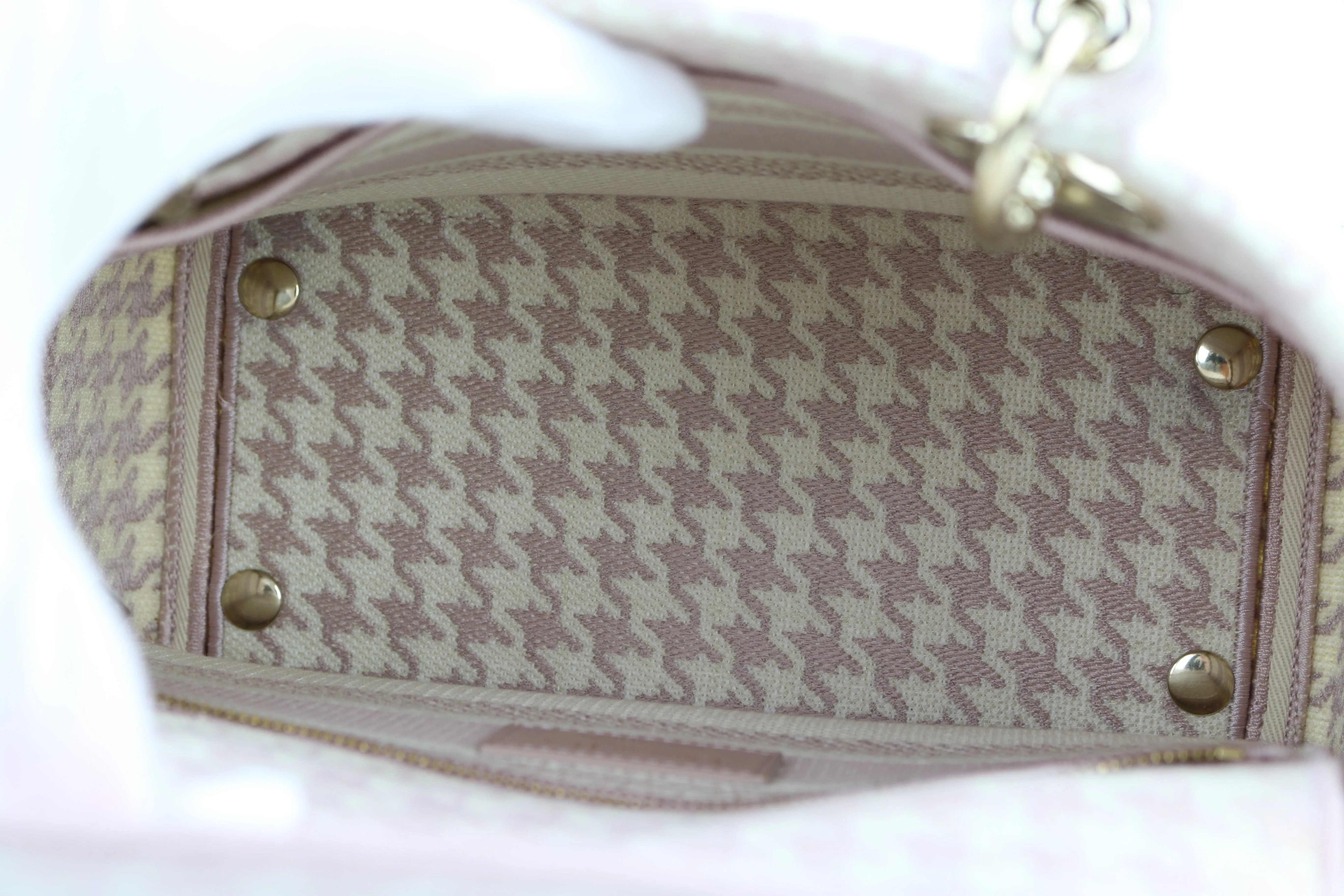 Houndstooth Canvas Medium Lady D-Lite