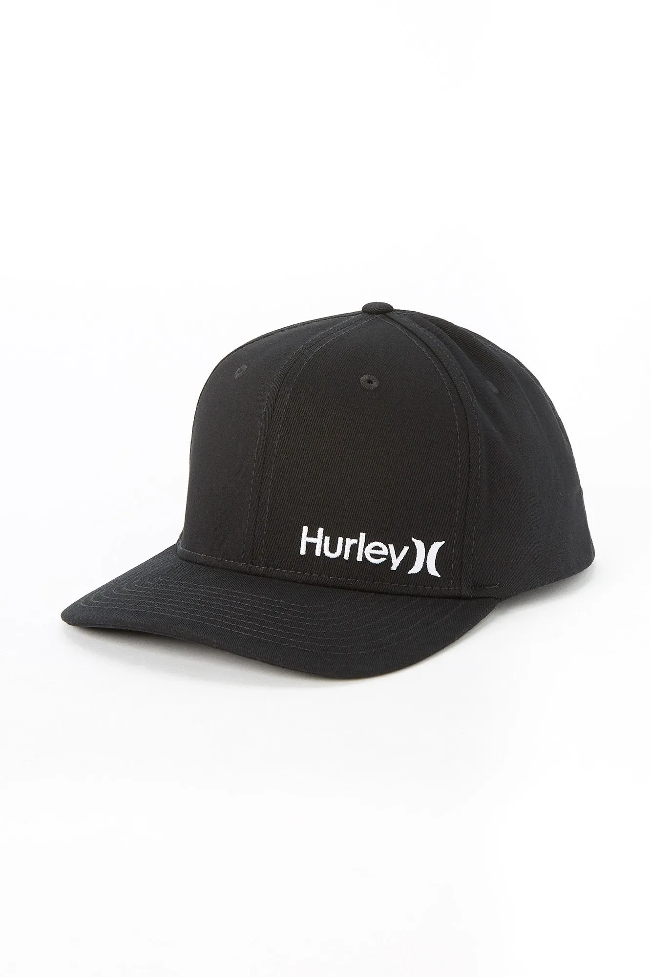 Hurley Guys Black Logo Cap