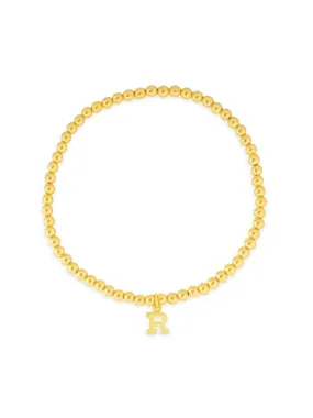 Initial Charm Everyday Stretch Bracelet