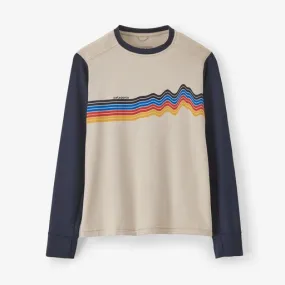 Kids Patagonia | Kid's Capilene Silkweight T-Shirt | Stripe Pumice