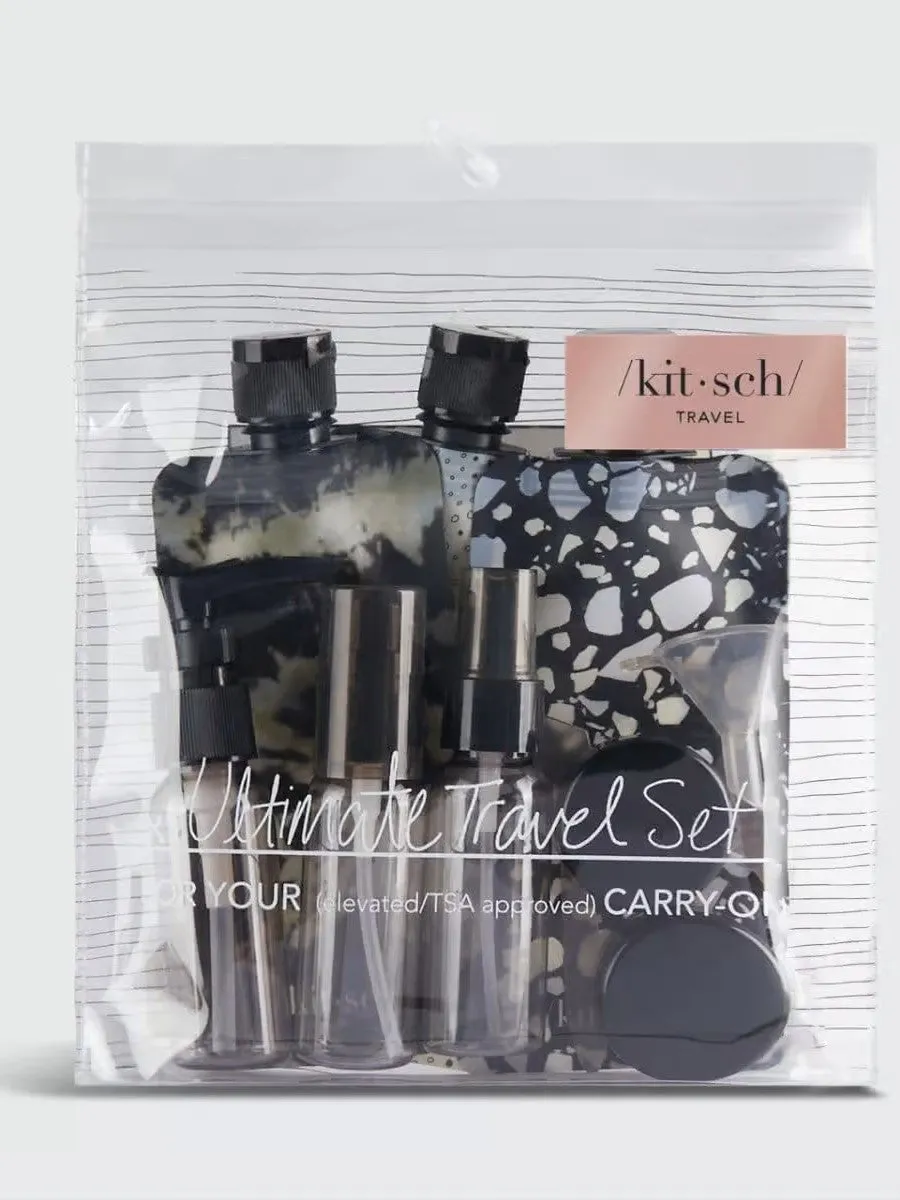 KITSCH Refillable 11pc Travel Set