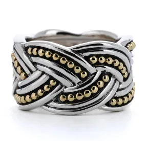 Lagos Torsade Mixed Metals Eternity Ring