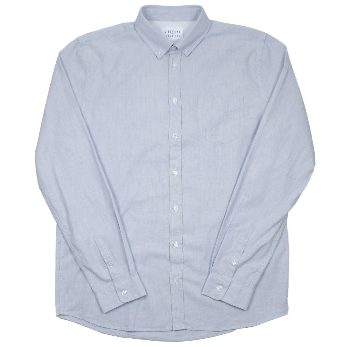 Libertine-Libertine - Hunter Shirt Leave - Light Blue Melange