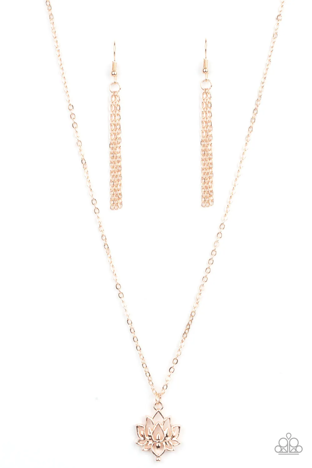 Lotus Retreat - Rose Gold Necklace