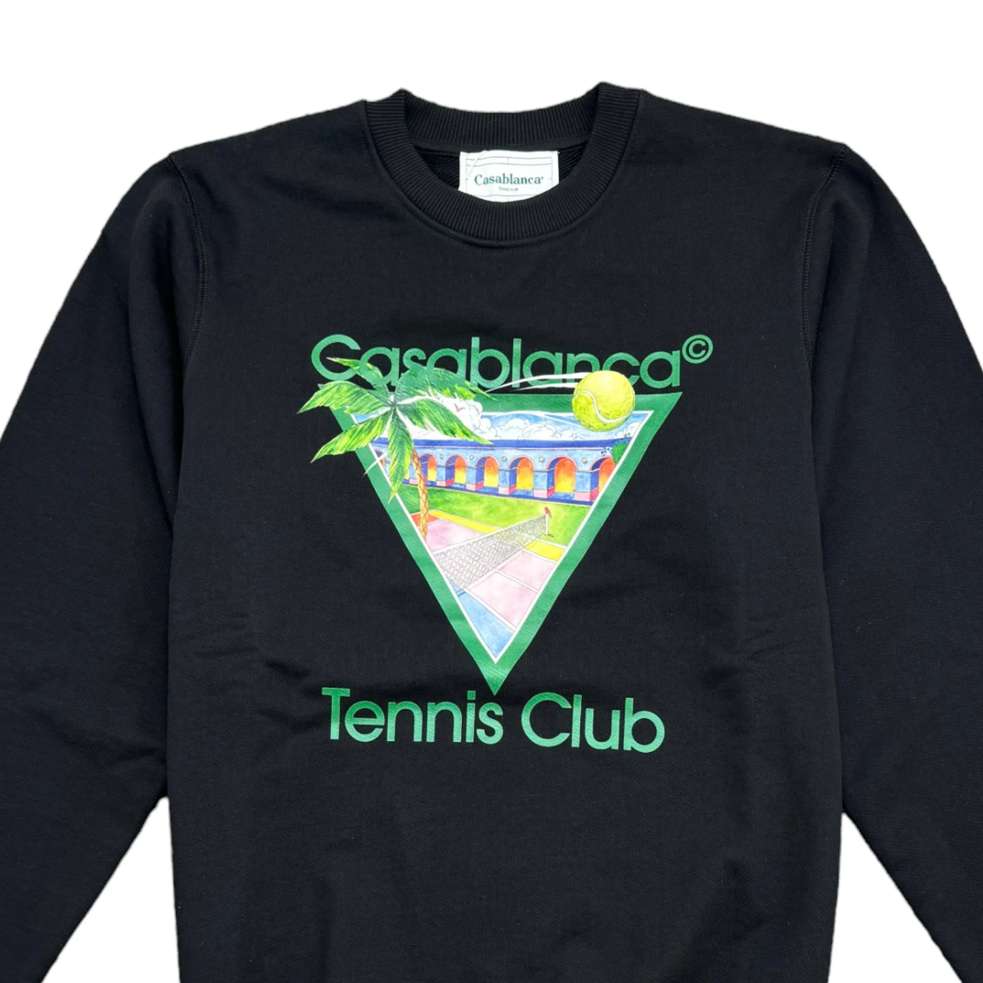 Men's Tennis Club Sweatshirt Black Size S