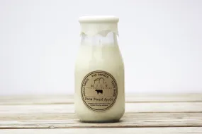 Milk Reclamation Barn Milk Bottle Soy Candles - Be Happy Key Lime