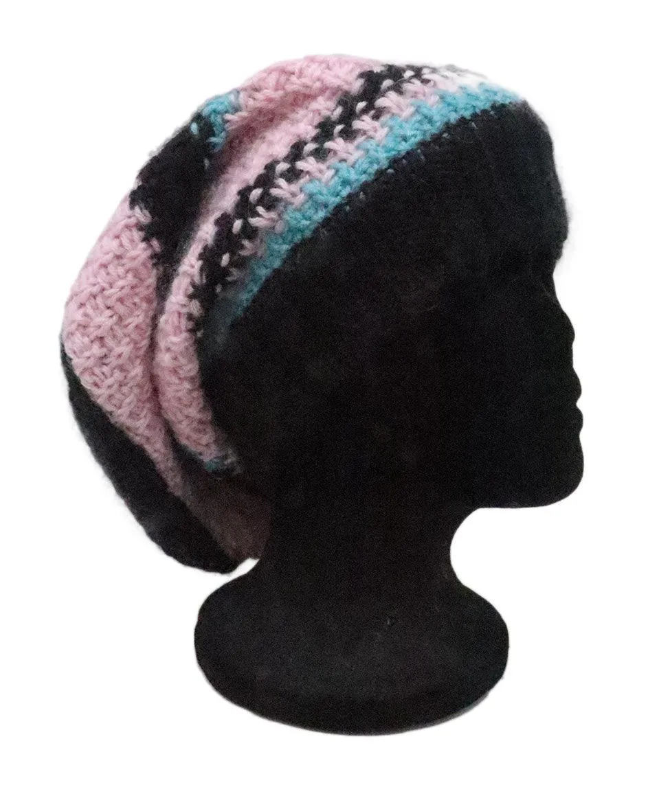 Missoni Black & Pink Mohair Knit Hat