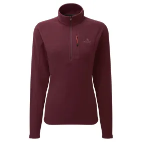 Mountain Equipment Women's Micro Zip T - Mulberry