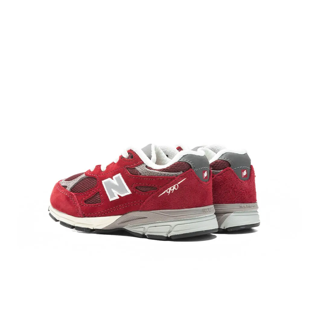 New Balance x Teddy Santis Toddler 990v3 - Scarlet