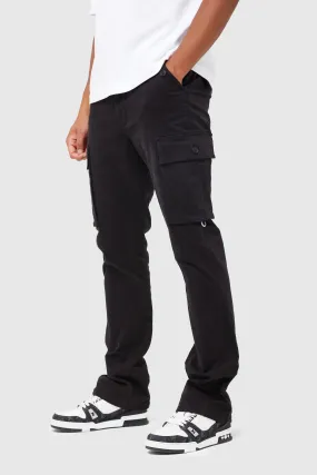 NOMAD CARGO FLARE PANT - BLACK