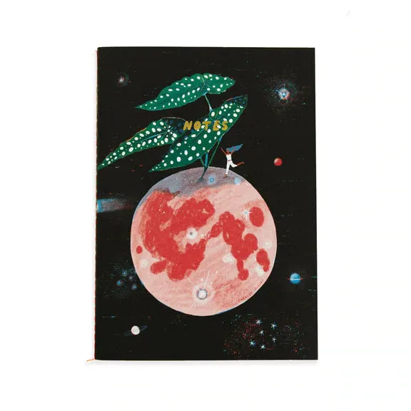 Notebook Begonia with Pink Moon