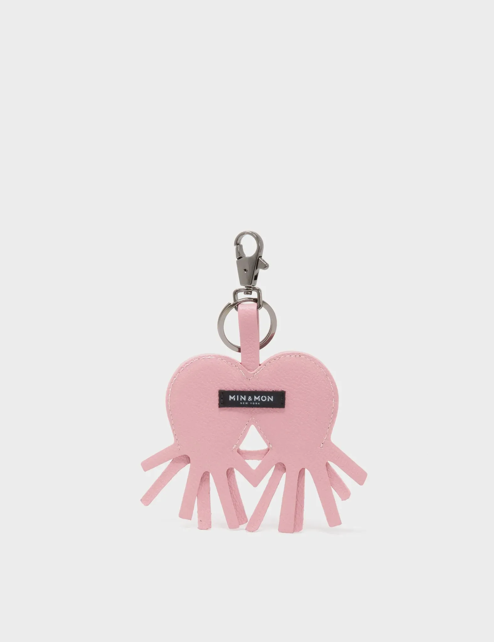 Octotwins Charm - Blush Pink Leather Keychain