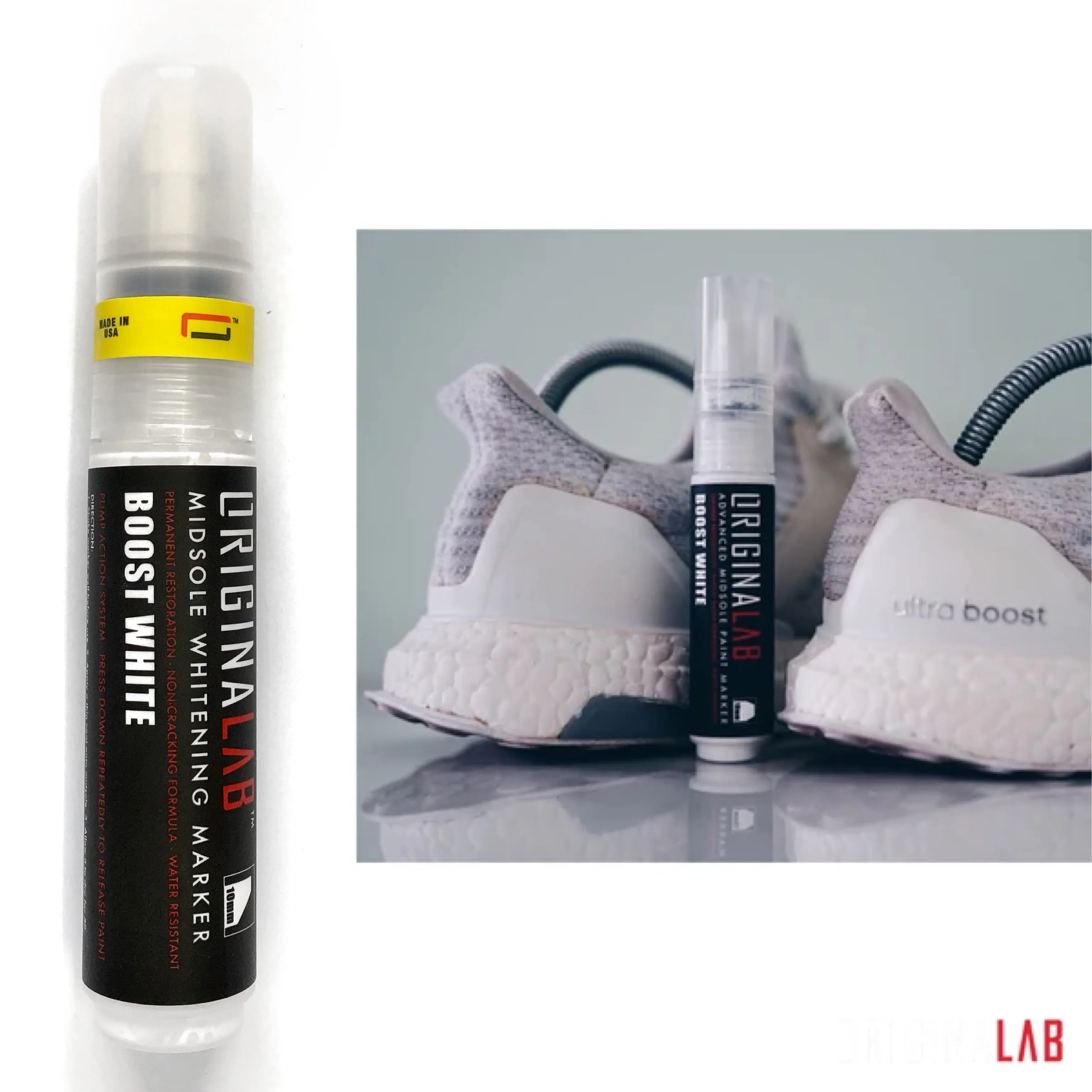 ORIGINALAB Advanced Midsole Whitener Marker Boost White