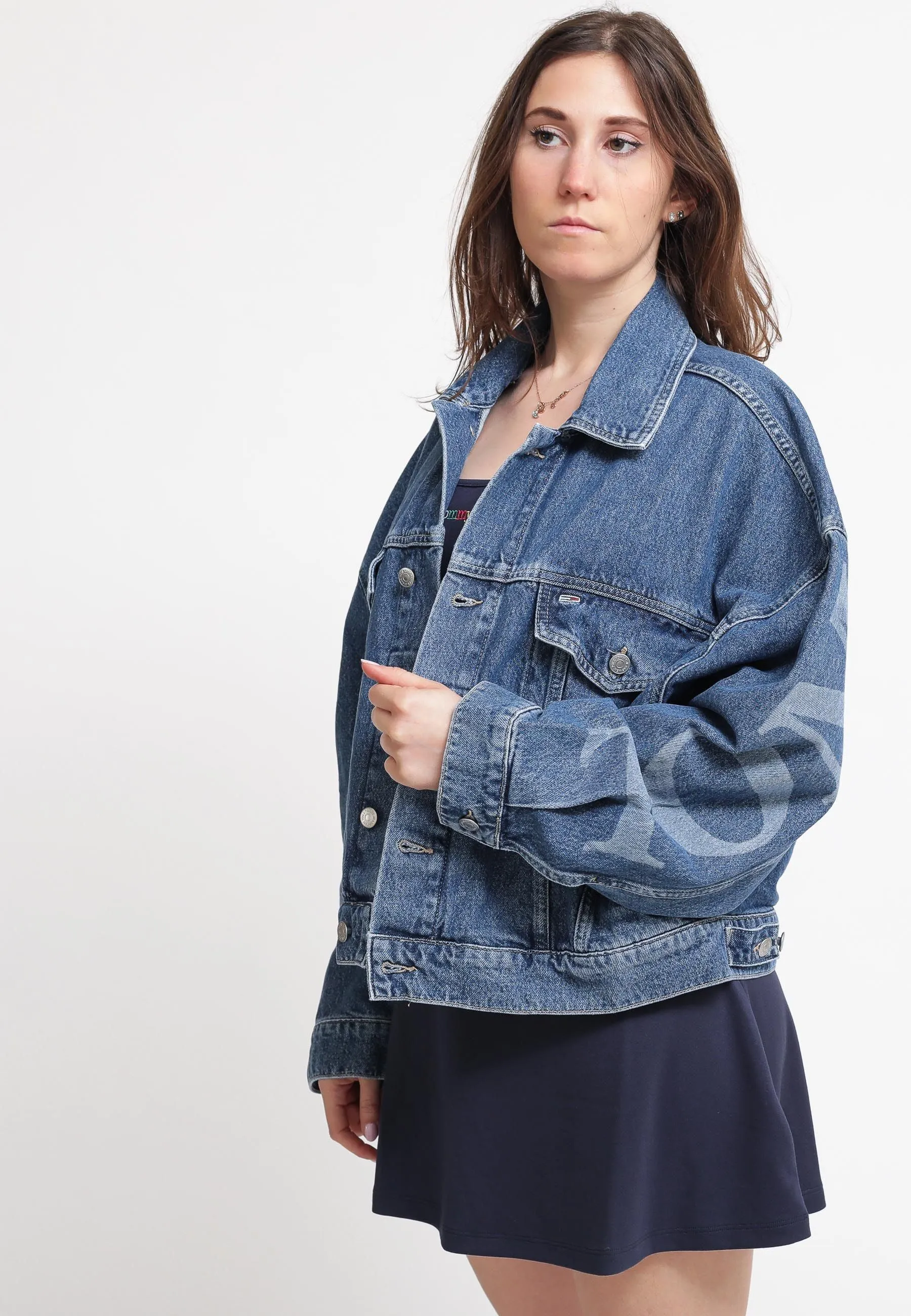 Ovrsz Wide Sleeve Jkt - Denim Medium