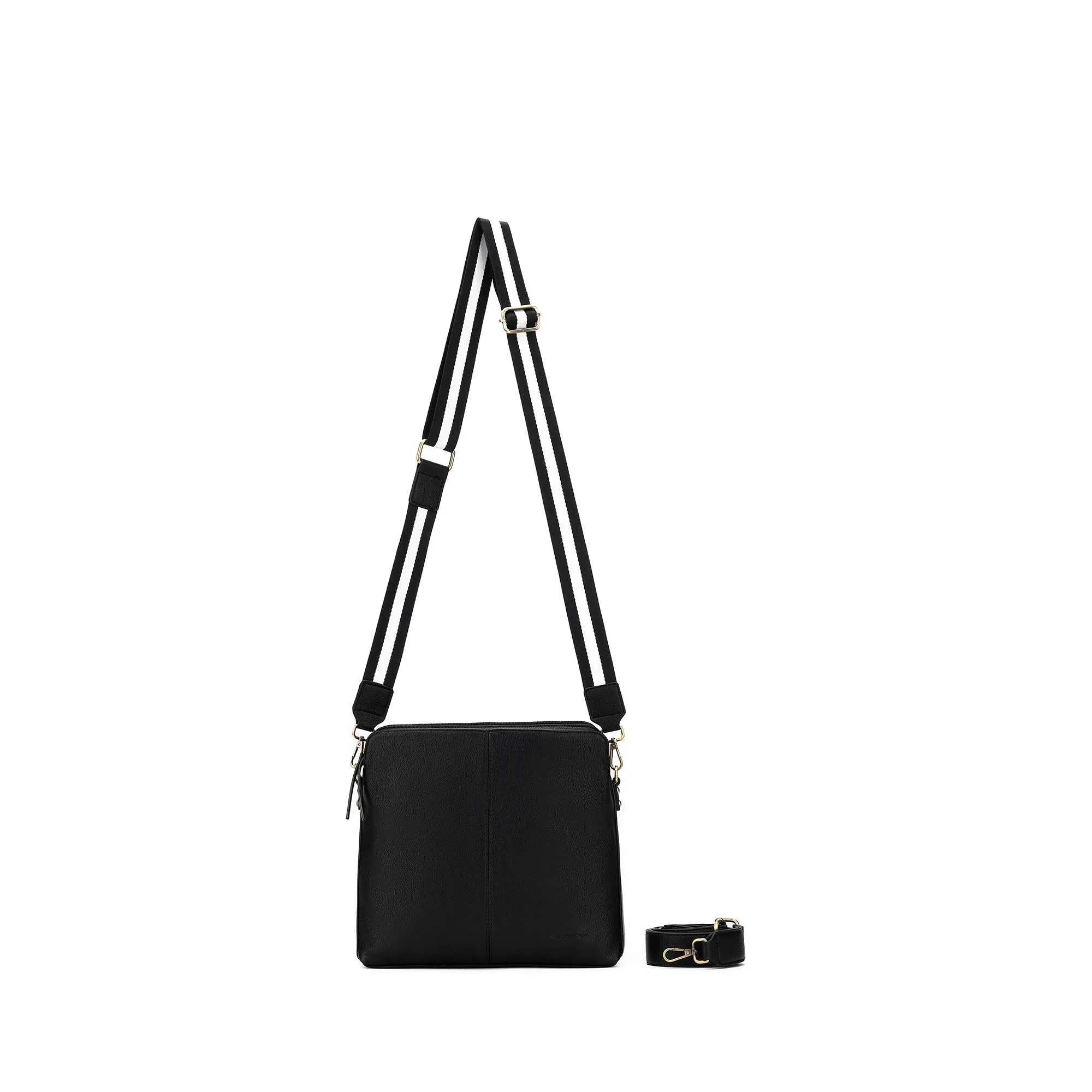 Paige Black Crossbody Bag