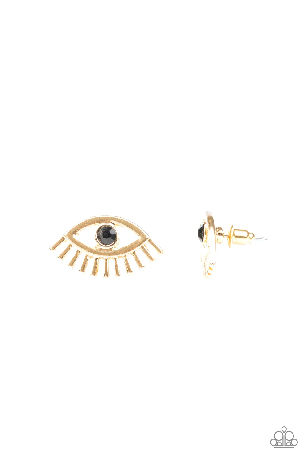 Paparazzi Don't Blink - Gold Earrings