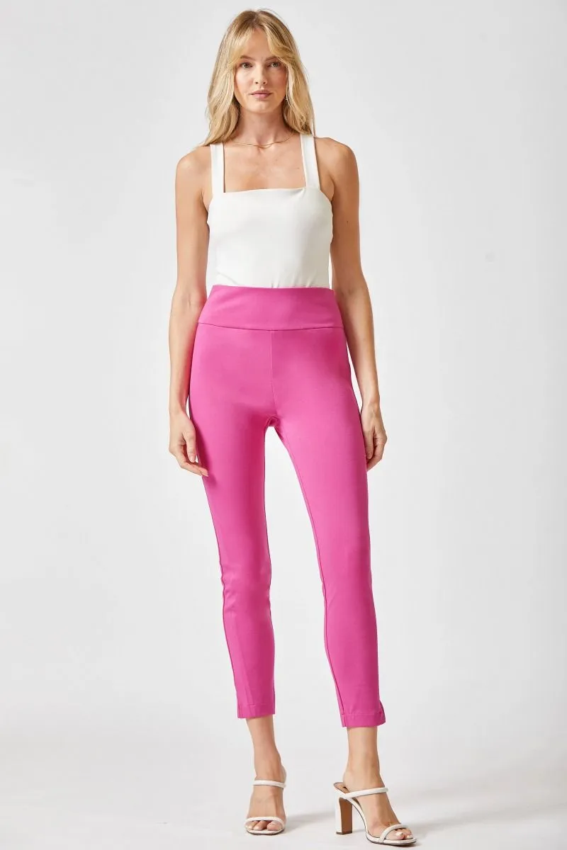 "Copperfield" Pull On Trousers (Hot Pink)