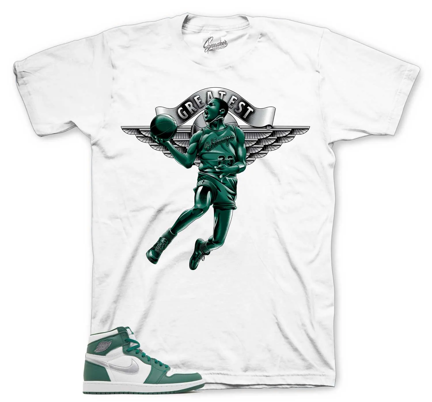 Retro 1 Gorge Green Greatest Shirt