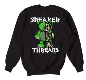 Retro 3 Pine Green Play Bear Sweater