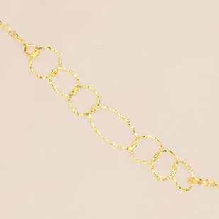 Shimmer Modern Chain Anklet