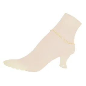 Shimmer Modern Chain Anklet