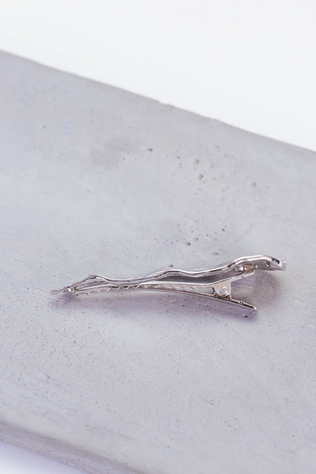 Silver Bullet Hair Clip, Silver