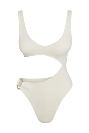 St. Barth's One Piece - Ivory Boucle