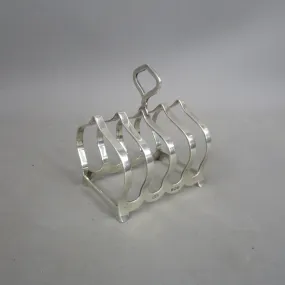 Sterling Silver Art Deco Toast Rack By William Suckling Birmingham 1931