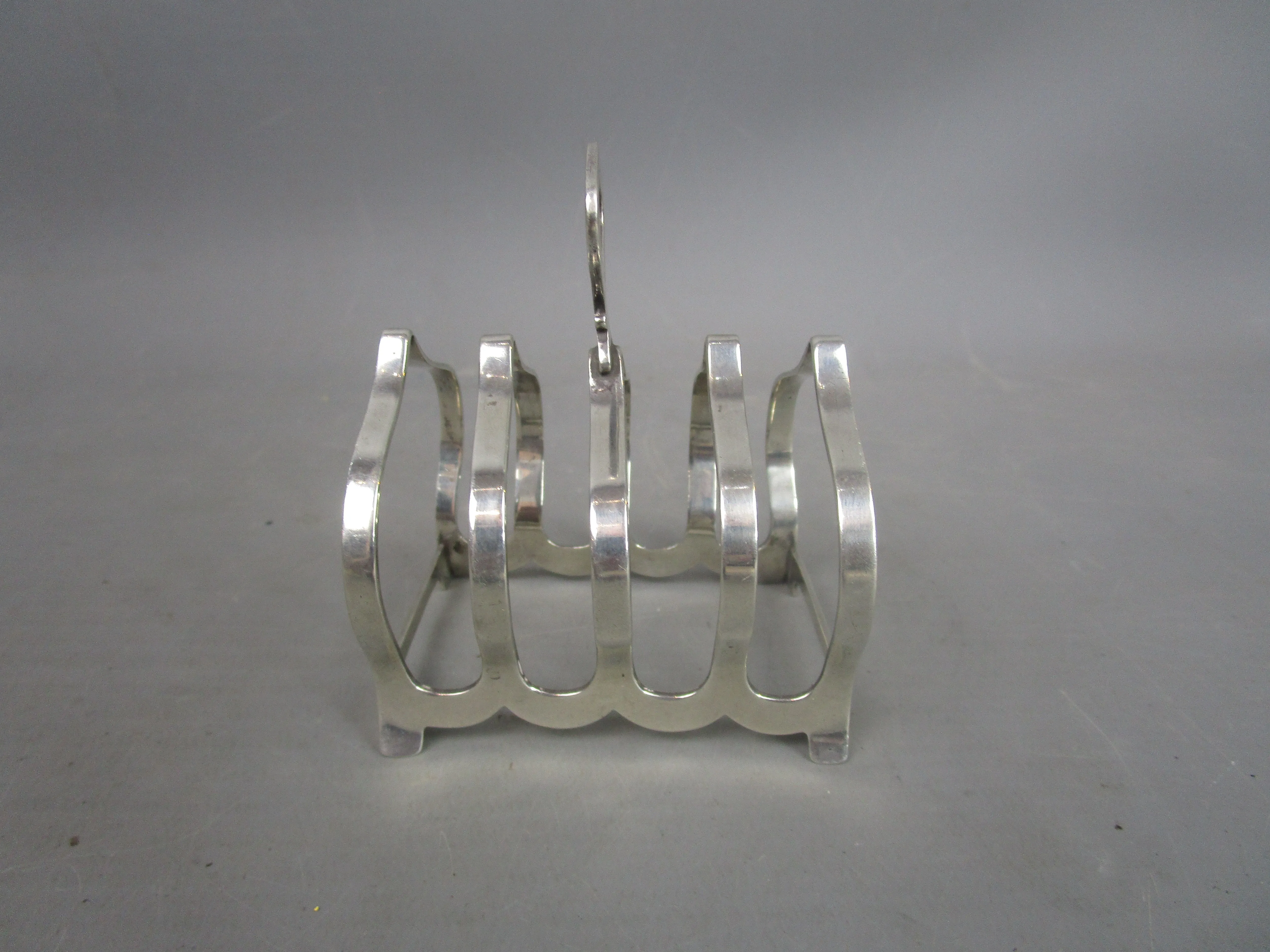 Sterling Silver Art Deco Toast Rack By William Suckling Birmingham 1931