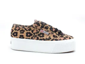 SUPERGA 2790 Print Sneaker Donna Platform Big Classic Leopard S11317W