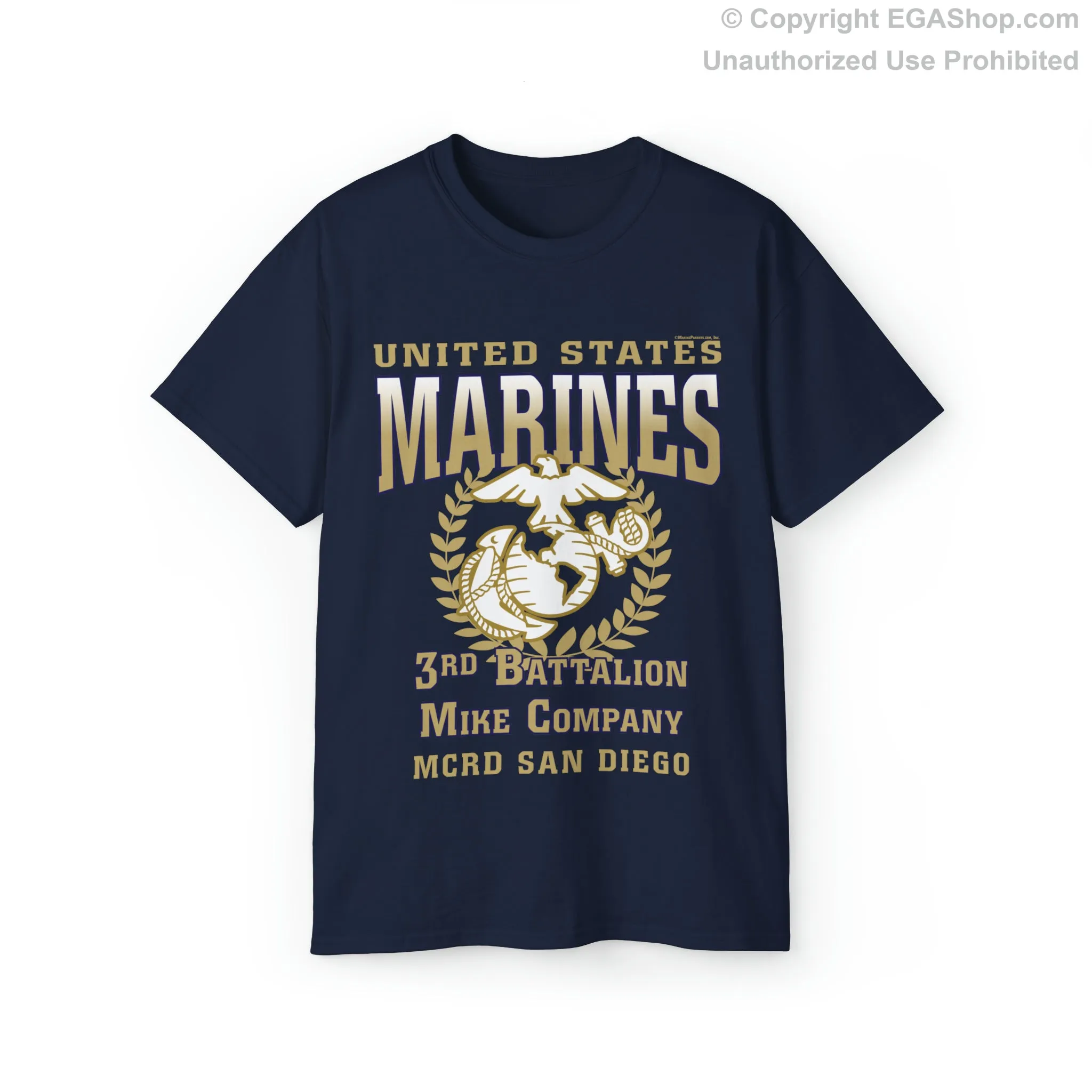 T-Shirt: Mike Co. MCRD San Diego (EGA   Back Proud Family)