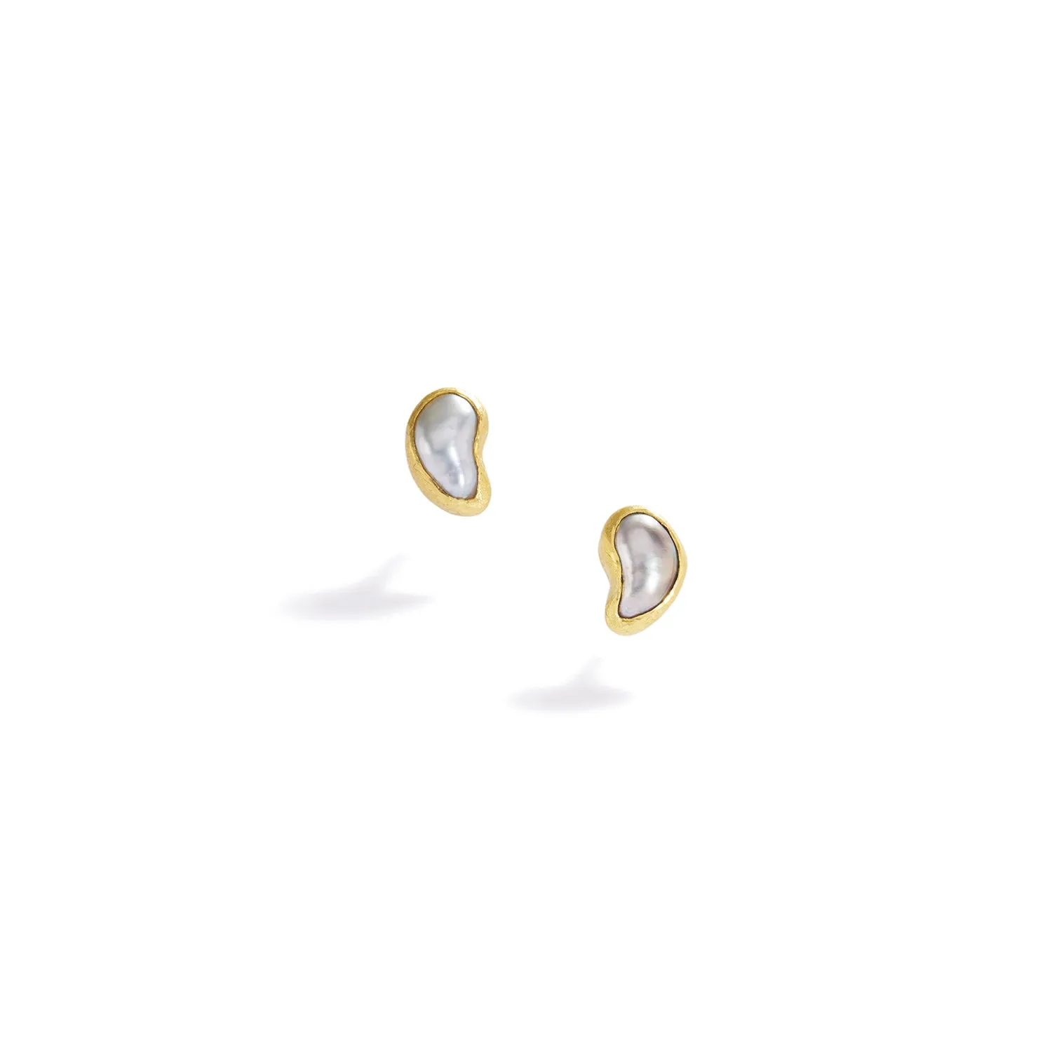 Tahitian Keshi Pearl Stud Earrings