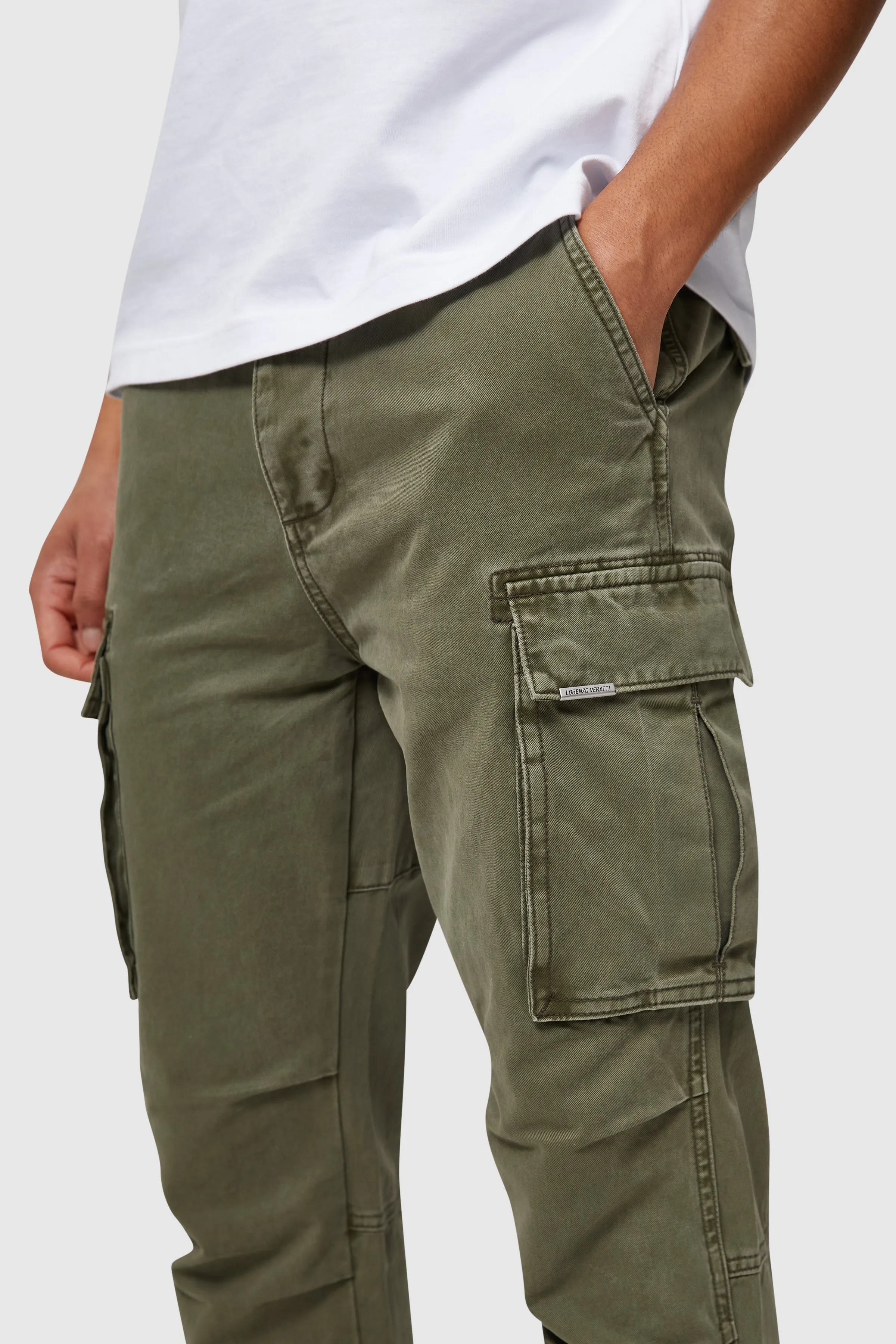 VOLANTE CARGO PANT - KHAKI WASH