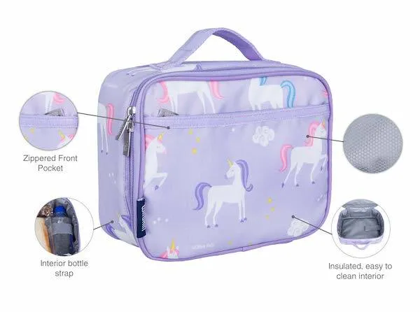 Wildkin Pink Giraffe Lunch Box Bag [BPA-Free]