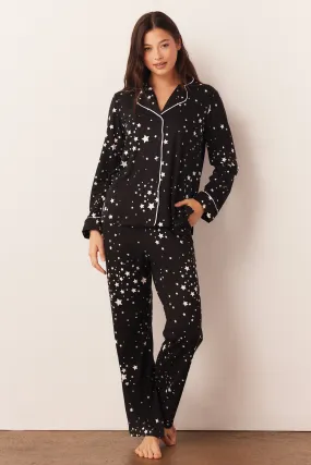 Winter PJ Set | Black Stars